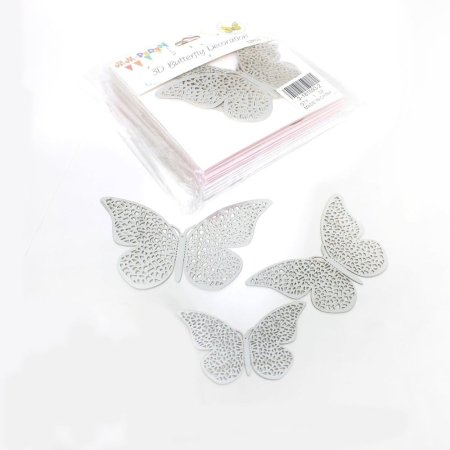 طقم فراشات تلزيق 3D