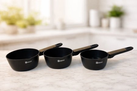 طقم كسرولة ثلاث احجام جرانيت