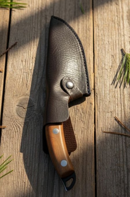 سكين جبلي مع بيت جلد