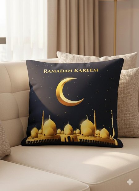 وجه مخدة رمضانية