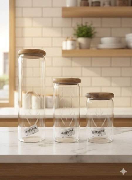 مرتبانات زجاج