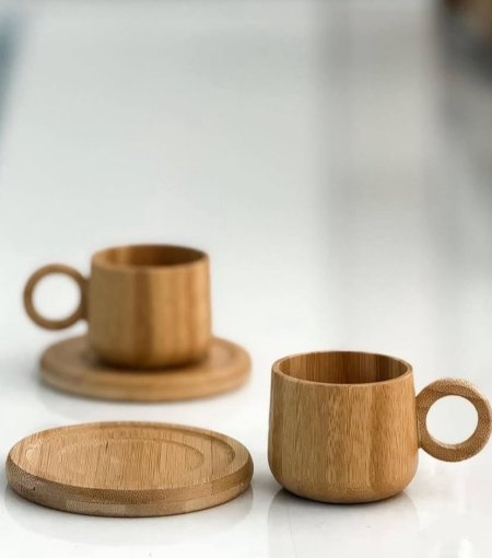 فنجان قهوة بامبو