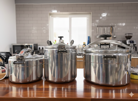 طناجر ضغط المنيوم حجم كبير