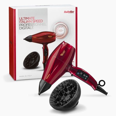 BaByliss 6750DE Hairdryer Red