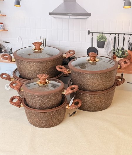 طقم طناجر جرانيت