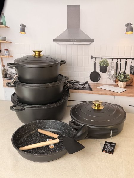 طقم طناجر جرانيت