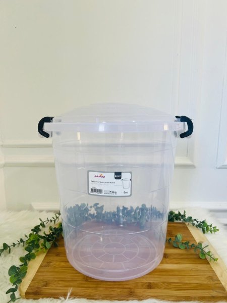 سطل مع غطاء