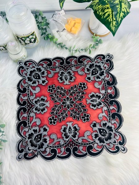 كوستر طاولة اسود فخم