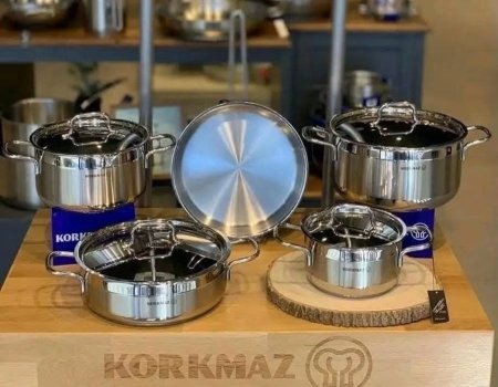 طقم طناجر Korkmaz