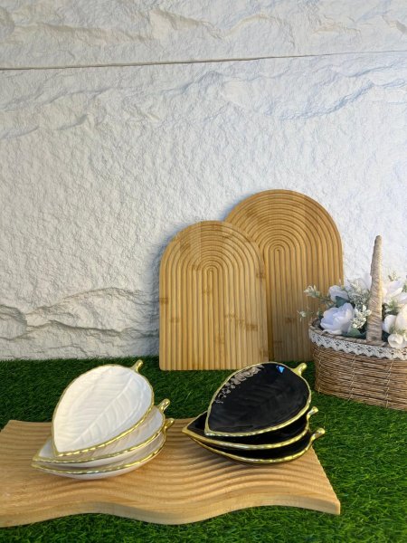 مضايف مكسرات مميز  وأنيقة بحز ذهبي لاصحاب الذوق الرفيع