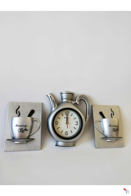 طقم ساعة مطبخ على شكل ابريق مميزة وجذاب ينقل مطبخك للفخامة