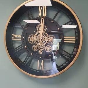 ساعة حائط رومانية مميزة وانيقة وفخمة لاصحاب الذوق العالي