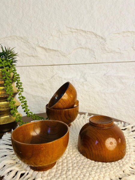 زبدية خشبية مميزة وانيقة وفخمة واضافة جميلة لطاولتك