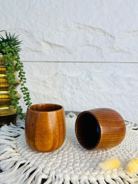 كاسة خشبية مميزة وانيقة وفخمة لاصحاب الذوق الرفيع