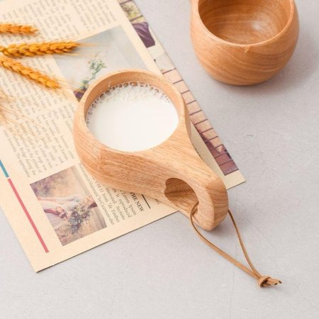 كاسة خشبية مميزة وانيقة فريدة من نوعها لاصحاب الذوق العالي