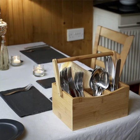 ستاند ملاعق منظم خشبي مميز وانيق وراقي جدا