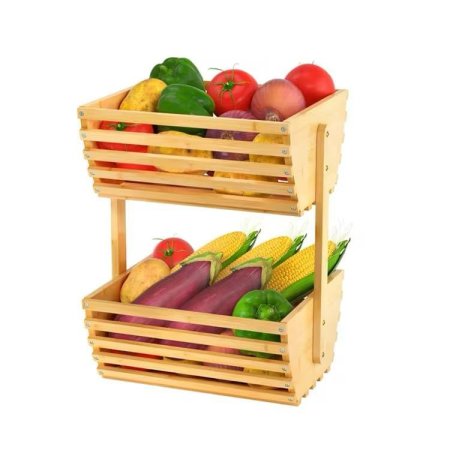 ستاند خشبي طبقتين مميز ومتعدد الاستخدام ذو جودة عالية