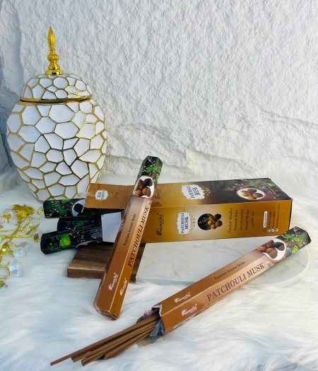 اعواد بخور مسك الباتشولي المميز برائحته القوية الفخمة