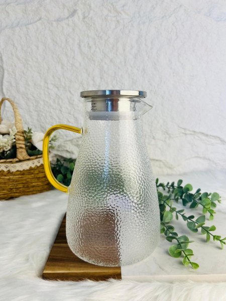 شاف زجاجي مميز بغطاء ستانلس ستيل ثقيل وعصري وانيق وراقي جدا