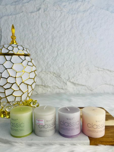 شمع ملون كلاسيك انيقة وعصرية لاصحاب الذوق العالي