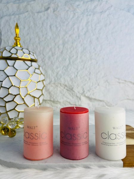 شمع بالوان مختلفة ,مميز وانيق وراقي جدا لاصحاب الذوق الرفيع