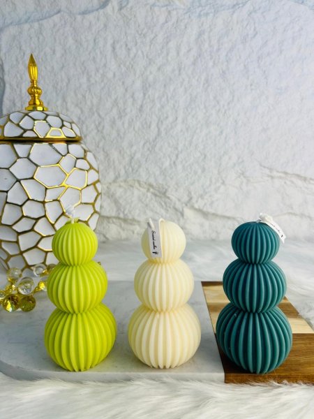 شمع ديكور مميز وانيق وراقي جدا ينقل بيتك للفخامة