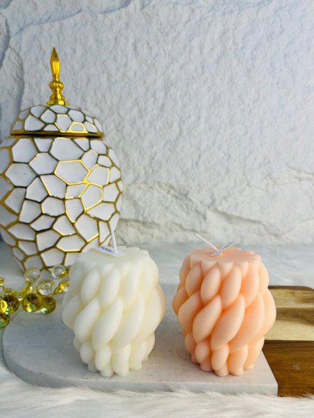 شمع ديكور مميز وانيق وراقي جدا ينقل بيتك للفخامة