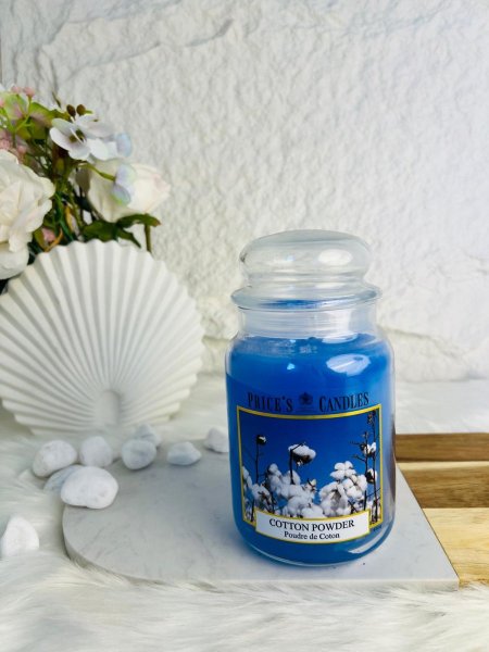 شمعة عطرية برائحة القطن المميزة و الفواحة جدا