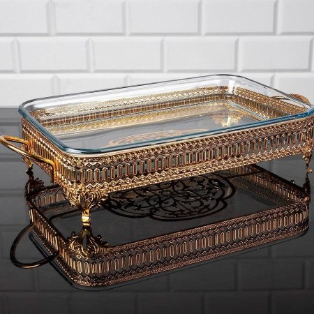 صنية بيركس بستاند ذهبي مميز جدا لاصحاب الذوق الرفيع