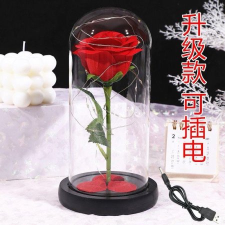 وردة جورية مضيئة مميزة وانيقة وفخمة لاصحاب الذوق الرفيع