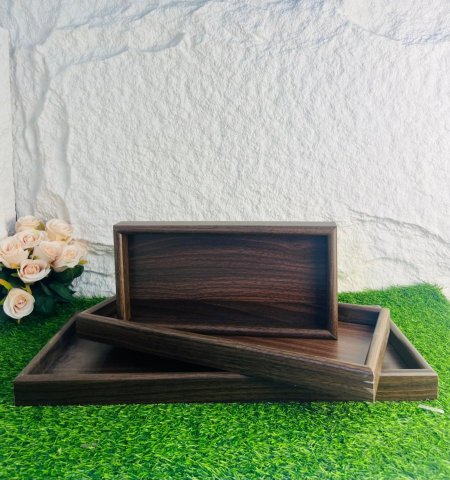 طقم صواني تقديم مستطيلة مميزة