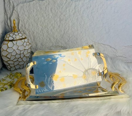 طقم صواني تقديم مميز وانيق وراقي جدا