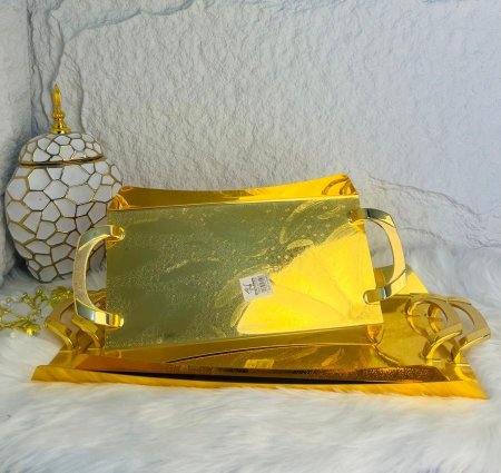 طقم صواني تقديم مميز وانيق وراقي جدا لاصحاب الذوق الرفيع