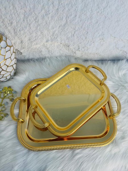 طقم صواني تقديم مميز وانيق وراقي جدا لاصحاب الذوق الرفيع