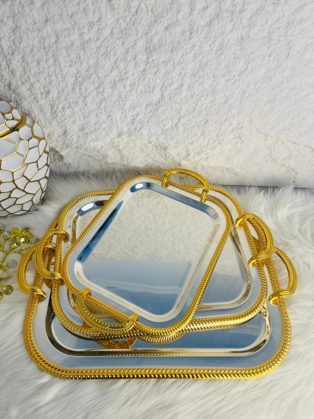 طقم صواني تقديم مميز وانيق وراقي جدا