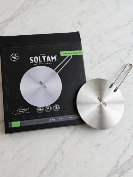 ✨ محوّل حثّ حراري من SOLTAM – ستانلس ستيل 3 طبقات