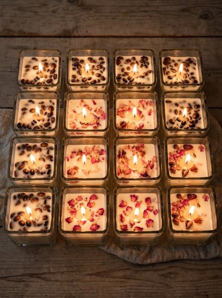 شمع عطري زجاج