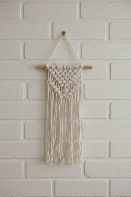 تعليقة قماش بوهيمي شكل مثلث