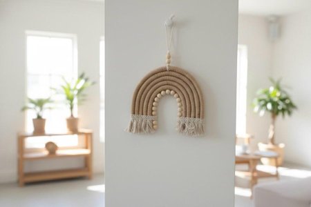 تعليقة شكل قوس قزح حجم كبير