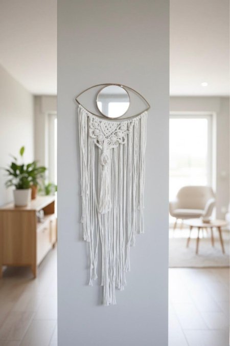 تعليقة باب مع مراة