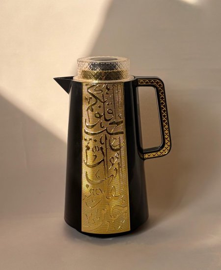 دله قهوة كتابة احرف عربية غطاء بلاستك