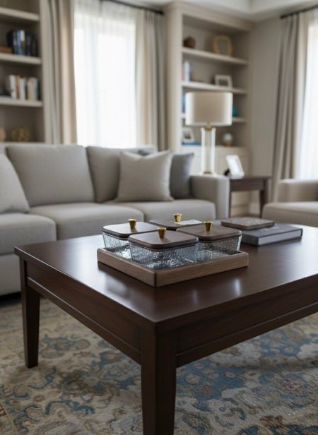 طقم مضيفة 4 قطع مع صحن