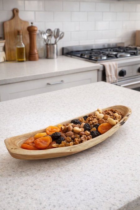 صينية تقديم خشب طبيعي