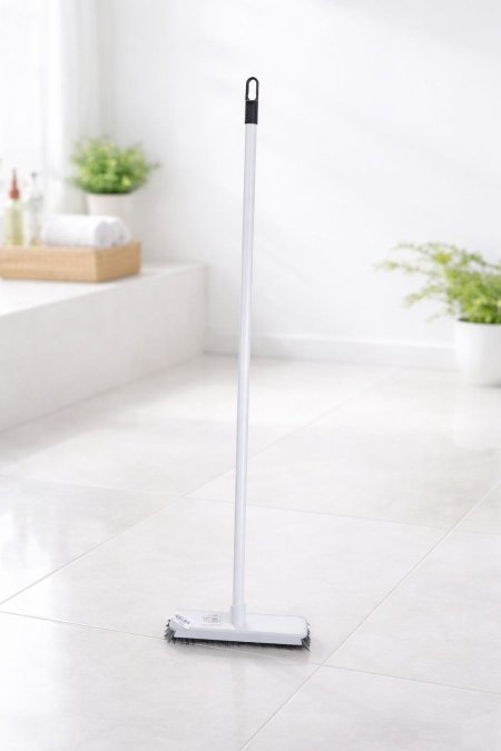 مكنسه خشن مع قشاطه سيليكون مع عصا